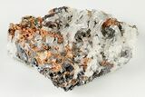 Quartz with Pyrite, Galena, Orpiment and Sphalerite - Peru #195838-1